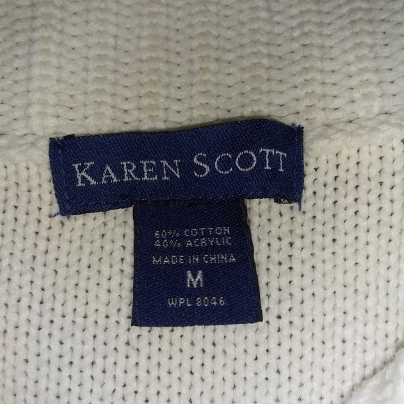 Lady's Karen Scott Sweater - Picture 3 of 4
